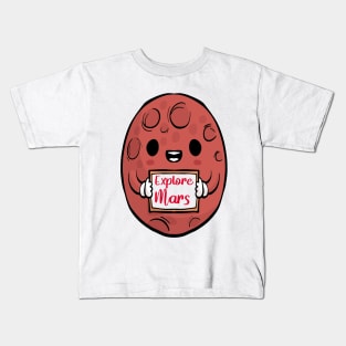 Red planet Day Kids T-Shirt